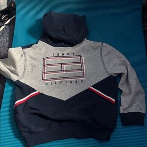 Tommy Hilfiger Kids' Hoodie in Navy and Gray